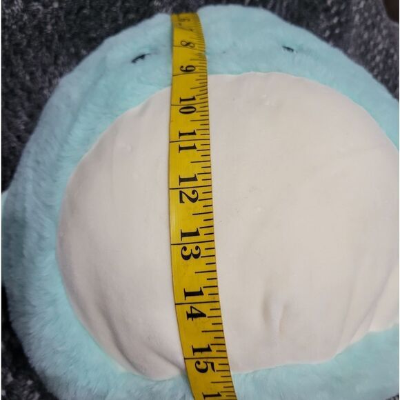 Squishmallows FuzzAMallow Official 12 inch Perry the Teal Dolphin Plush Toy - Picture 5 of 7